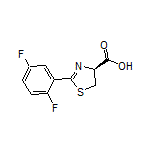 (S)-2-(2,5-Difluorophenyl)-4,5-dihydrothiazole-4-carboxylic Acid