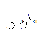 (R)-2-(Thiophen-3-yl)-4,5-dihydrothiazole-4-carboxylic Acid
