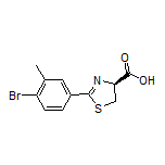 (S)-2-(4-Bromo-3-methylphenyl)-4,5-dihydrothiazole-4-carboxylic Acid