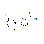 (R)-2-(2-Bromo-5-fluorophenyl)-4,5-dihydrothiazole-4-carboxylic Acid