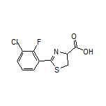 2-(3-Chloro-2-fluorophenyl)-4,5-dihydrothiazole-4-carboxylic Acid