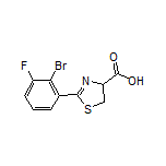 2-(2-Bromo-3-fluorophenyl)-4,5-dihydrothiazole-4-carboxylic Acid