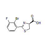 (S)-2-(2-Bromo-3-fluorophenyl)-4,5-dihydrothiazole-4-carboxylic Acid