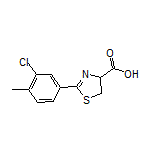 2-(3-Chloro-4-methylphenyl)-4,5-dihydrothiazole-4-carboxylic Acid