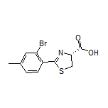 (R)-2-(2-Bromo-4-methylphenyl)-4,5-dihydrothiazole-4-carboxylic Acid