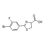 2-(4-Bromo-3-fluorophenyl)-4,5-dihydrothiazole-4-carboxylic Acid