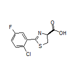 (S)-2-(2-Chloro-5-fluorophenyl)-4,5-dihydrothiazole-4-carboxylic Acid