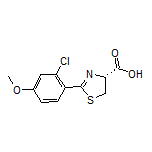 (R)-2-(2-Chloro-4-methoxyphenyl)-4,5-dihydrothiazole-4-carboxylic Acid