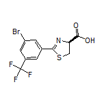 (S)-2-[3-Bromo-5-(trifluoromethyl)phenyl]-4,5-dihydrothiazole-4-carboxylic Acid