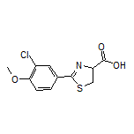 2-(3-Chloro-4-methoxyphenyl)-4,5-dihydrothiazole-4-carboxylic Acid