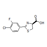 (S)-2-(4-Chloro-3-fluorophenyl)-4,5-dihydrothiazole-4-carboxylic Acid