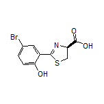 (S)-2-(5-Bromo-2-hydroxyphenyl)-4,5-dihydrothiazole-4-carboxylic Acid