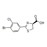 (S)-2-(4-Bromo-3-chlorophenyl)-4,5-dihydrothiazole-4-carboxylic Acid