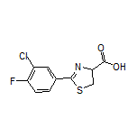 2-(3-Chloro-4-fluorophenyl)-4,5-dihydrothiazole-4-carboxylic Acid