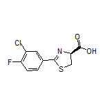 (S)-2-(3-Chloro-4-fluorophenyl)-4,5-dihydrothiazole-4-carboxylic Acid