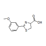 2-(3-Methoxyphenyl)-4,5-dihydrothiazole-4-carboxylic Acid