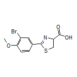 2-(3-Bromo-4-methoxyphenyl)-4,5-dihydrothiazole-4-carboxylic Acid