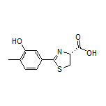 (R)-2-(3-Hydroxy-4-methylphenyl)-4,5-dihydrothiazole-4-carboxylic Acid