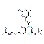 (S)-6-Acetamido-2-(Boc-amino)-N-(4-methyl-2-oxo-2H-chromen-7-yl)hexanamide