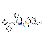 (2S,3R)-3-[[(S)-2-(Fmoc-amino)-3-phenylpropanoyl]oxy]-2-(Boc-amino)butanoic Acid