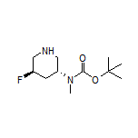 (3R,5R)-N-Boc-5-fluoro-N-methylpiperidin-3-amine