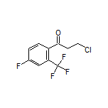 3-Chloro-1-[4-fluoro-2-(trifluoromethyl)phenyl]-1-propanone