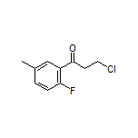 3-Chloro-1-(2-fluoro-5-methylphenyl)-1-propanone