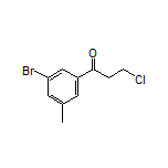 1-(3-Bromo-5-methylphenyl)-3-chloro-1-propanone