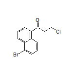 1-(5-Bromo-1-naphthyl)-3-chloro-1-propanone