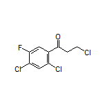 3-Chloro-1-(2,4-dichloro-5-fluorophenyl)-1-propanone