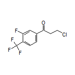 3-Chloro-1-[3-fluoro-4-(trifluoromethyl)phenyl]-1-propanone