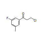 3-Chloro-1-(3-fluoro-5-methylphenyl)-1-propanone