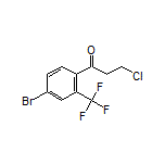 1-[4-Bromo-2-(trifluoromethyl)phenyl]-3-chloro-1-propanone