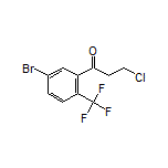 1-[5-Bromo-2-(trifluoromethyl)phenyl]-3-chloro-1-propanone
