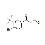 1-[4-Bromo-3-(trifluoromethyl)phenyl]-3-chloro-1-propanone