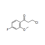 3-Chloro-1-(4-fluoro-2-methoxyphenyl)-1-propanone