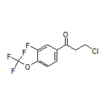 3-Chloro-1-[3-fluoro-4-(trifluoromethoxy)phenyl]-1-propanone