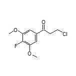 3-Chloro-1-(4-fluoro-3,5-dimethoxyphenyl)-1-propanone