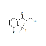3-Chloro-1-[3-fluoro-2-(trifluoromethyl)phenyl]-1-propanone