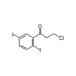 3-Chloro-1-(2,5-diiodophenyl)-1-propanone