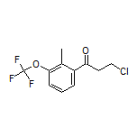 3-Chloro-1-[2-methyl-3-(trifluoromethoxy)phenyl]-1-propanone