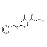 1-[4-(Benzyloxy)-2-methylphenyl]-3-chloro-1-propanone