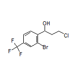 1-[2-Bromo-4-(trifluoromethyl)phenyl]-3-chloro-1-propanol