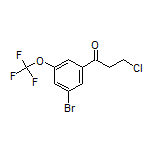 1-[3-Bromo-5-(trifluoromethoxy)phenyl]-3-chloro-1-propanone