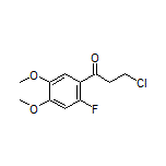 3-Chloro-1-(2-fluoro-4,5-dimethoxyphenyl)-1-propanone