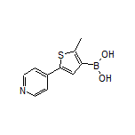 2-Methyl-5-(4-pyridyl)thiophene-3-boronic Acid