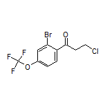 1-[2-Bromo-4-(trifluoromethoxy)phenyl]-3-chloro-1-propanone