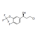 (S)-3-Chloro-1-[4-fluoro-3-(trifluoromethoxy)phenyl]-1-propanol