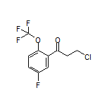 3-Chloro-1-[5-fluoro-2-(trifluoromethoxy)phenyl]-1-propanone