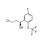 (S)-3-Chloro-1-[5-fluoro-2-(trifluoromethoxy)phenyl]-1-propanol